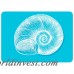 Highland Dunes Aruba Turquoise Snail Kitchen Mat HLDS3658